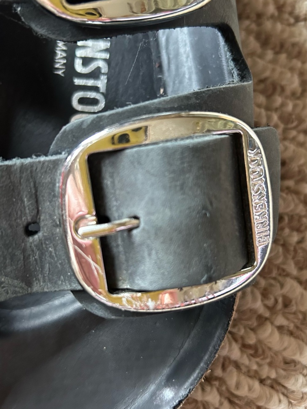 Birkenstock Black Arizona EVA Slip-On Sandals size 7.5-8 - Picture 8 of 12